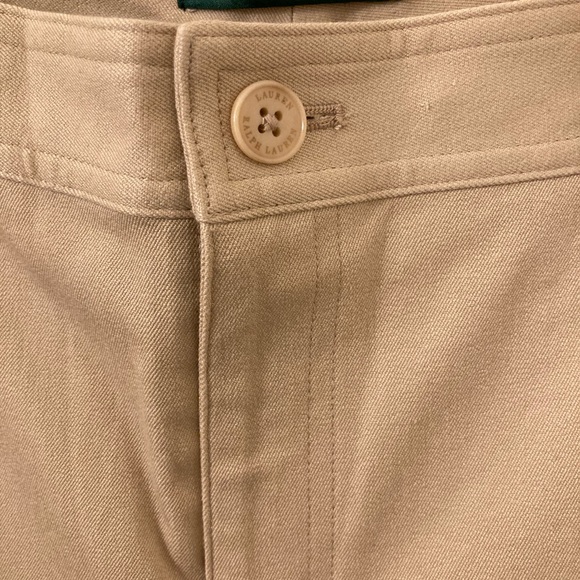 New Ralph Lauren Tan Stretch Jean. Soft Tan. Size 16. - Picture 3 of 8